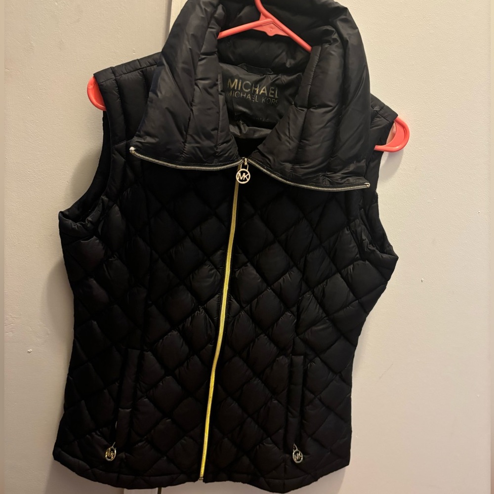 Michael Kors Black Vest Ultralight weight size S